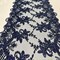 3 Yard Navy Sequin Lace Fabric Embroidered Mesh 100% Polyester Perfect for Dresses, Gowns, and Veils